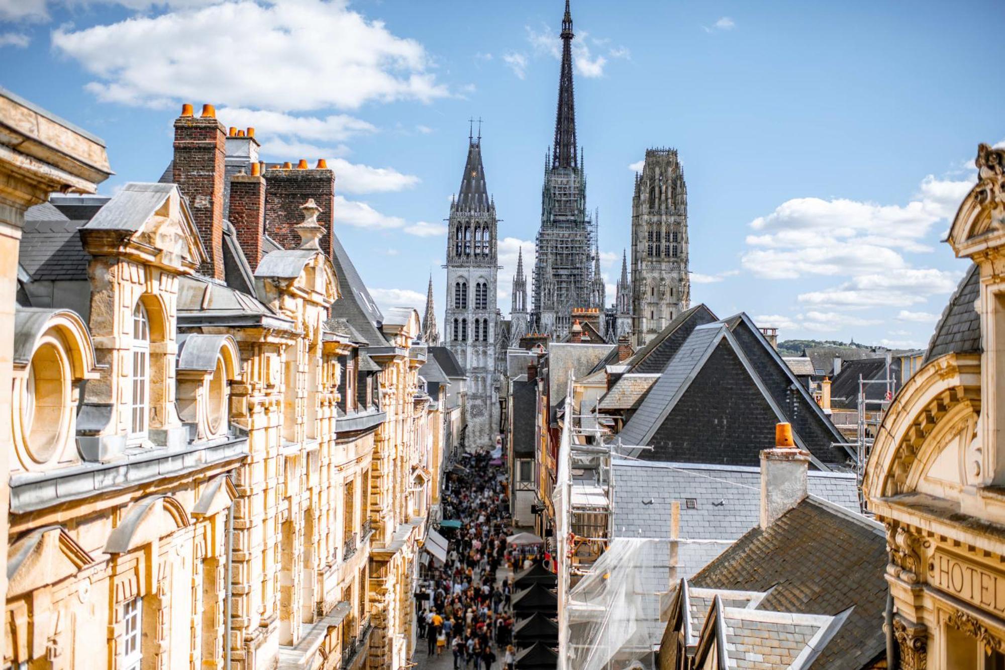 Elisabeth Comfortable Studio With Double Bed In Town Center Apartment Rouen Exterior photo